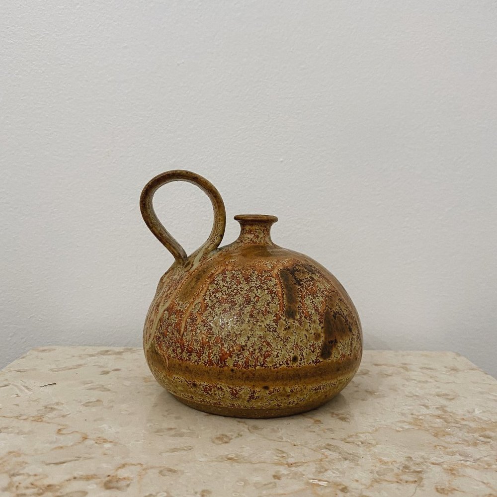 VTG Handmade Ceramic Balloon Vase
